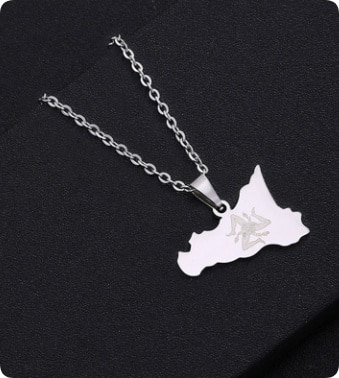 Women's Geometric Necklace Stainless Steel Pendant