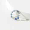 Jewelry Copper Wire Wrapped Stone Bead Ring