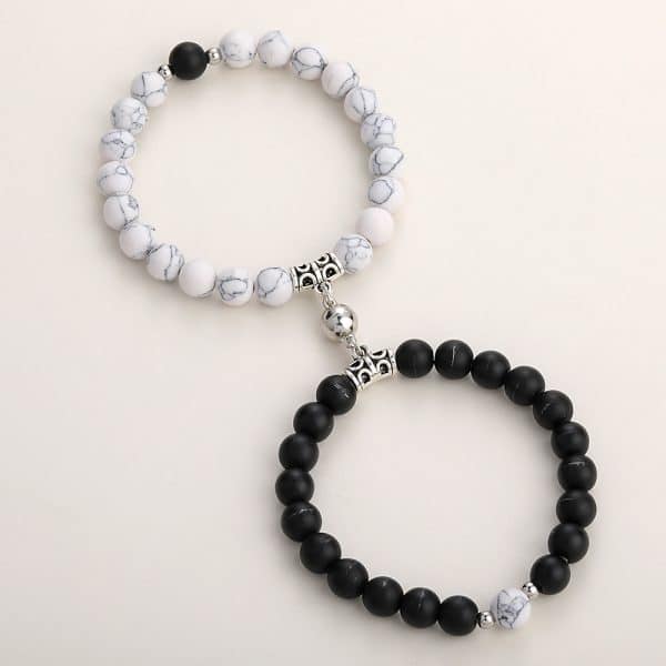 Alloy Natural Stone Lovers A Pair Of Magnets Attract Girlfriends Jewelry