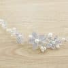 Butterfly Bridal Jewelry Set Chain Pearl Jewelry Three Piece Bridal Soft Chain Headdress Bridal Jewelry Set