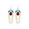water drop tassel earrings