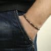 Stone beaded bracelet