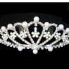 Bridal Jewelry Necklace Earrings Crown 3-Piece Set