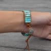 Natural stone beaded bracelet