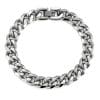 Thick Type Simplicity Stainless Steel Polished Buckle Bracelet