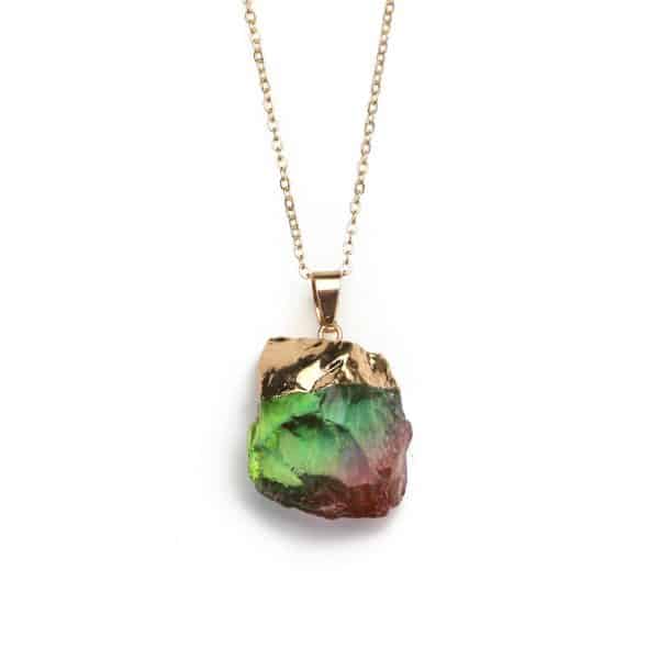Natural stone necklace