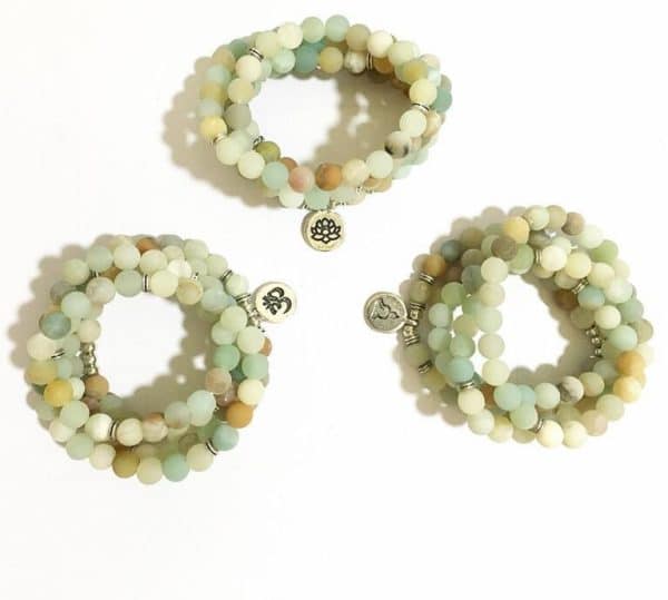 Frosted Necklace Natural Stone Bracelet Yoga Jewelry