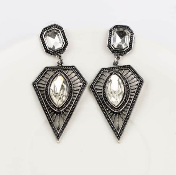 Crystal drop earrings