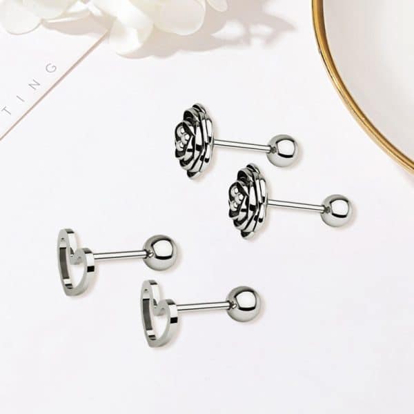 Exquisite zircon earring set