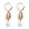 Shell Scallop Earring Set