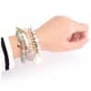 Natural stone bead bracelet