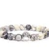 8mm Wooden Bead Turquoise Yoga Bracelet DIY Agate