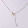Women's Bow Pearl Tassel Pendant Necklace Simple All-match