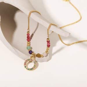 Rings Pendants Stone Necklace