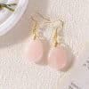 Cut Long Water Drop Earrings