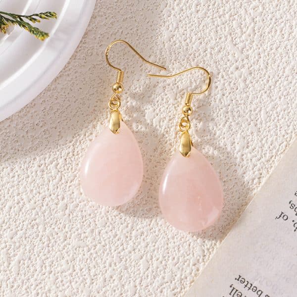 Cut Long Water Drop Earrings