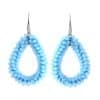 Drop-shaped Glass Crystal Earrings