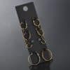 European and American Fashion New Alloy Earring Set Combination