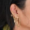 European and American Fashion New Alloy Earring Set Combination