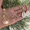 3European and American new cross-border jewelry earrings earrings set, love shells, starfish, leaves and pearl earrings