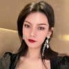Asymmetrical Earrings Female Snowflake Drop Pearl Tassel Earrings