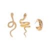 Cross-Border Retro Snake Set Earrings Cold Wind Fashion Three-Piece Earrings Net Red Ins Wind Snake Ear Clip