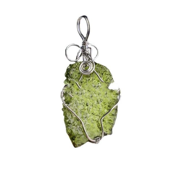 Czech Meteorite Pendant Rough Stone Jewelry Necklace