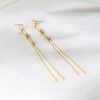 925 Pure Silver Natural Powdery Olivine Topaz Fringed Set Jewelry