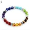Colorful Volcanic Stone Beads Bracelet