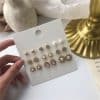 Mini Set Earrings Female Korean Style Simple Student Trend Earrings