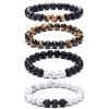 Tiger Eye Stone Volcanic Stone Bracelet Men's Bracelet