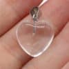 Exquisite Natural Stone Heart-shaped Semi-precious Stone Pendant