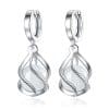 Retro Ethnic Cat's Eye Stone Ear Jewelry
