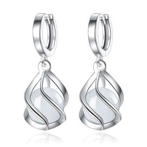 Retro Ethnic Cat's Eye Stone Ear Jewelry