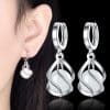 Retro Ethnic Cat's Eye Stone Ear Jewelry