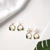 Cute Oil Drop Bunny Carrot Earrings