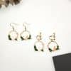 Cute Oil Drop Bunny Carrot Earrings
