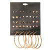20 Pairs Of Combination Earrings Set With Multi-Element Crystal