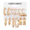 Earring Set Stylish Simple Retro Acrylic