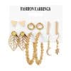 Earring Set Stylish Simple Retro Acrylic