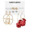 Earring Set Stylish Simple Retro Acrylic