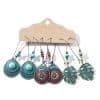Earring Set Hollow Earrings Tassel Bohemian Ethnic Style