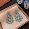 Micro-Set Colorful Zircon Drop Earrings