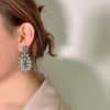 Micro-Set Colorful Zircon Drop Earrings