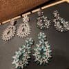 Micro-Set Colorful Zircon Drop Earrings