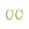 Women And Men Silver Earrings Hoops