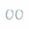 Women And Men Silver Earrings Hoops