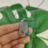 Stone Moonlight Stone Original Stone Leaf Blue Moonlight Pendant