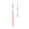 New Product Natural Stone Crystal Jewelry Divination Spirit Pendulum Unisex Tapered Pendant