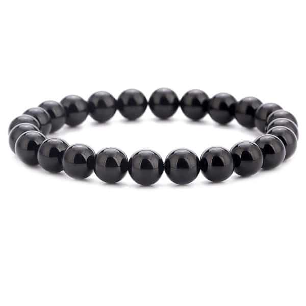 European And American Beaded Bracelets Amazon Wish Tiger Eye Stone Volcanic Stone White Pine Frosted Stone Couple Bracelet